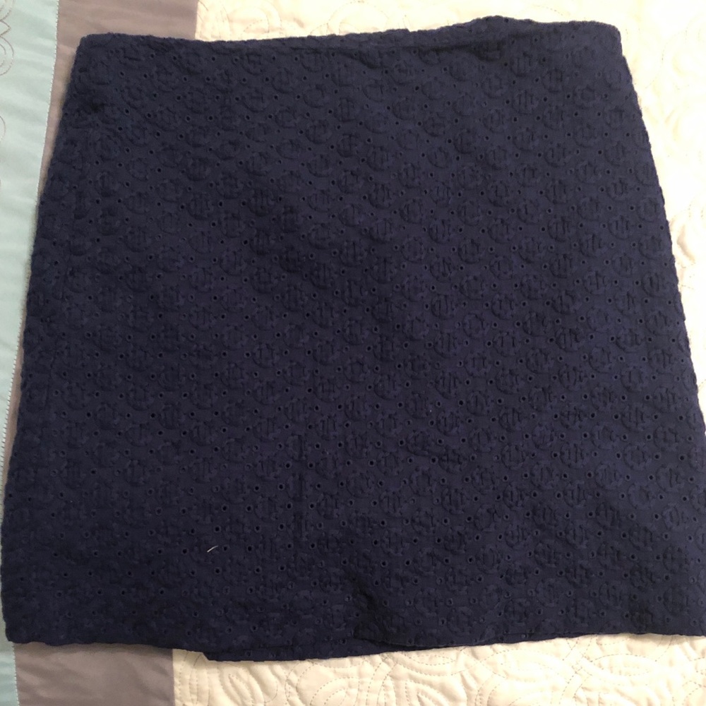 Navy Cynthia Steffe Printed Mini Skirt